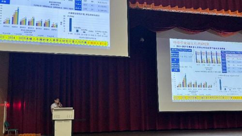The Dean of Research and Development analyzed various research performance indicators and outlined recent R&D priorities during the semester- Consensus-Building Retreat.(Open new window/png file)Image