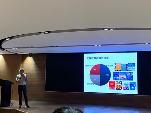 圖1:台大詹魁元副教務長蒞校進行經驗分享及專題演講(另開新視窗/jpg檔)圖片