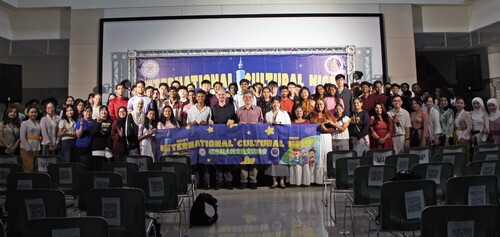 Group photo of all participants at the 2025 International Cultural Night.(Open new window/jpg file)Image