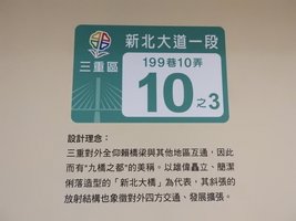 各區門牌底圖融入在地特色或物產，實用美觀。記者祁容玉／攝影(另開新視窗/jpg檔)圖片