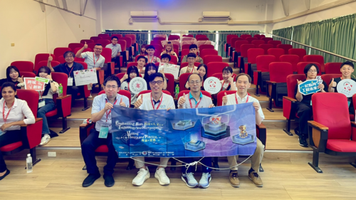 The College of Engineering at Ming Chi University of Technology (MCUT) has partnered with Fukuoka Institute of Technology (FIT), Japan, to launch a five-day gPBL international exchange program starting August 25. Pictured from left: Prof. Kiyoshi Matsuyama (FIT), Dean Kuoyung Hung (MCUT College of Engineering), Vice Dean Shun-Wei Liu (MCUT College of Engineering), and Prof. Noriyuki Akagi (FIT).(Open new window/png file)Image