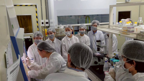 Students from Fukuoka Institute of Technology participated in the gPBL international project collaboration program and conducted hands-on training in the Biomedical Materials Laboratory at Ming Chi University of Technology.(Open new window/png file)Image
