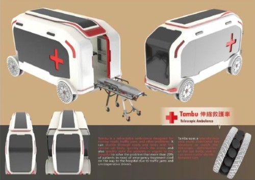 明志科技大學工設系獲金獎作品「伸縮救護車」(另開新視窗/jpg檔)圖片