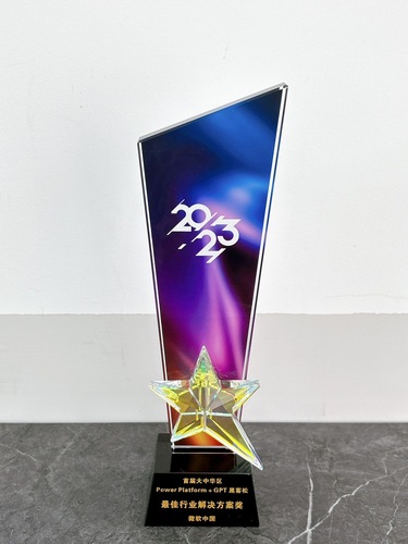 	Ming Chi University of Technology Computer Center received the " Microsoft First Power Platform + GPT Hackathon" Best Industry Solution Award! (Trophy)(Open new window/jpg file)Image