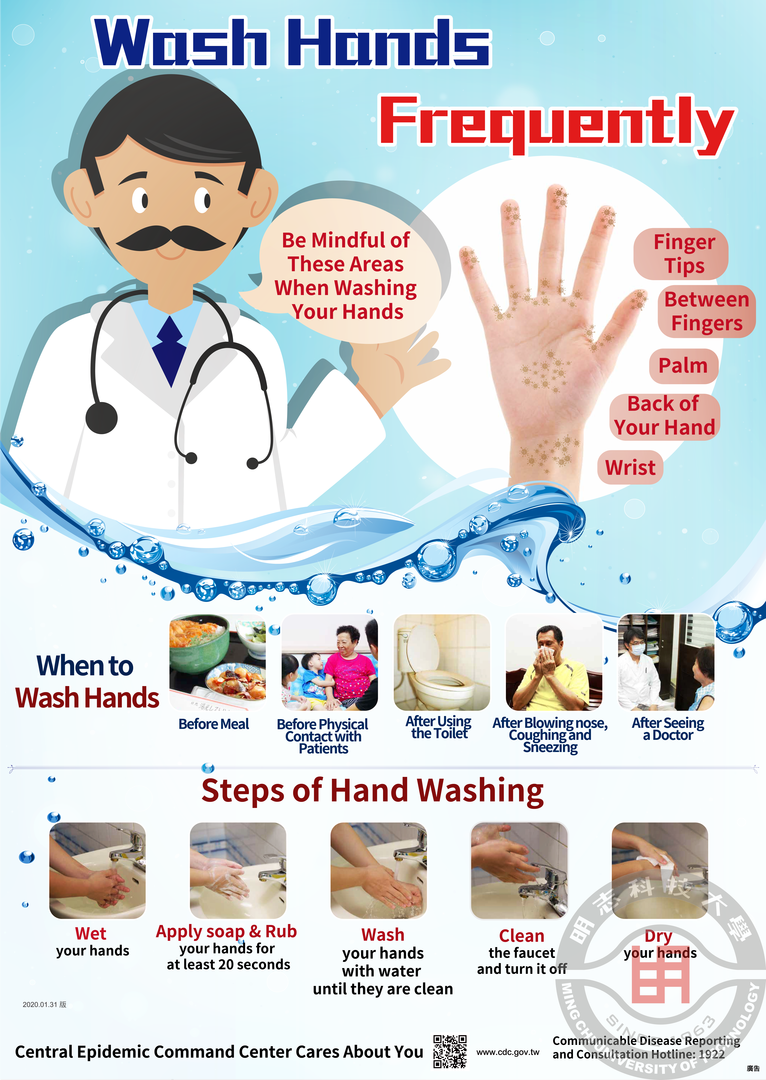 Wash hands Regularly
