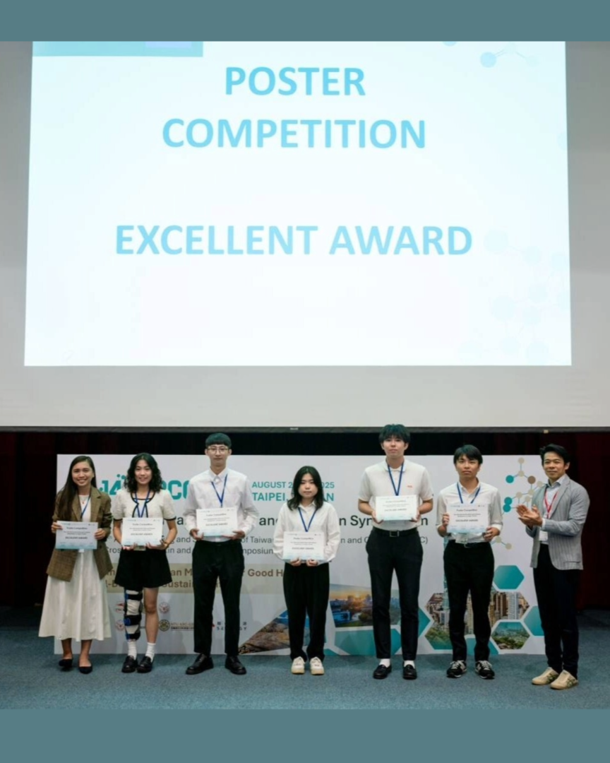 Congratulations! Students supervised by Prof. Shao-Jung Wu (Department of Chemical Engineering) won awards at the 14th Asia-Pacific Chitin and Chitosan SymposiumImage